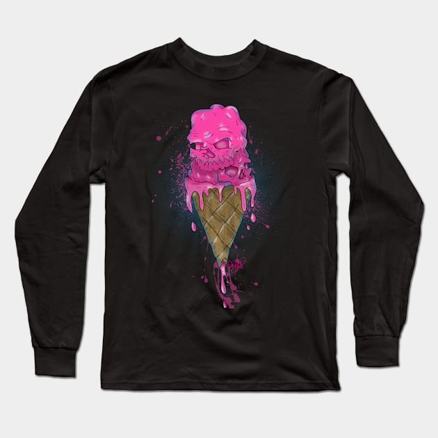 Ice Cream...I, Scream...you get it. Long Sleeve T-Shirt by schockgraphics